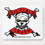 Oil Field Trash Skull  Mouse Mat Mouse Pad