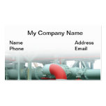 Oil, Gasoline and Heating Oil Pipeline Business Card Templates