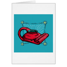 Oil Lamp Menorah Card