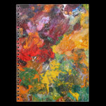 oil paint daubs notebook notebooks