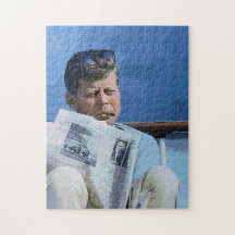 Oil pastel painting John F. Kennedy Puzzles