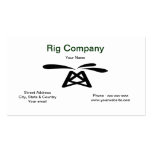 Oil Rig Business Card
