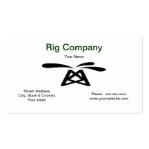 Oil Rig Business Card
