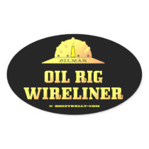 Oil Rig Wireliner,Oil,Gas,Slickline,Oil Patch,Gift Sticker