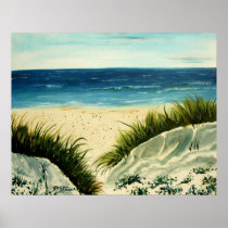oil sand dunes beach painting on canvas posters