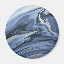 Oil slick on water fridge magnet