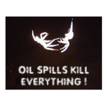 OIL SPILL POSTCARD