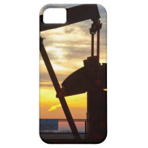 Oil Well Pump Jack Sunrise iPhone 5 Covers