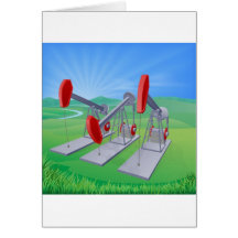 Oil well pumpjacks cards