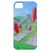 Oil well pumpjacks case for the iPhone 5