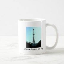 Oil Work, Johnson County Oil Rig Coffee Mug