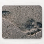 Oiled Foot Print Mouse Pad