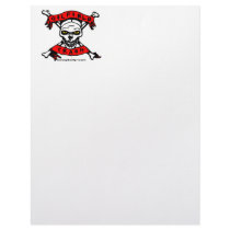 Oilfield Trash,Skull & Crossbones,Letterhead,Oil