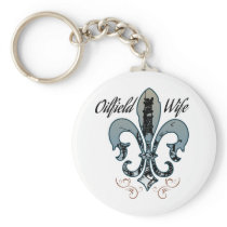 oilfield wife key chain