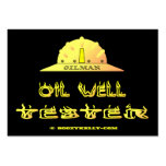 Oilman,Oil Well Tester,Business Cards