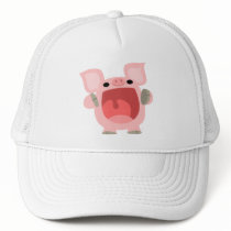 "OINK!!!" Cute Cartoon Pig Hat