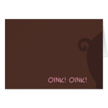 Oink! Oink! Notecard