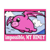 Oinky Dreams High Post Card