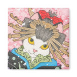 Oiran Kitty magnets