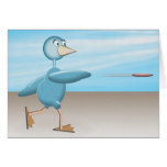 Oiseau bleu cartes de vœux