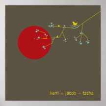 Oiseau d'emboîtement + Famille copie de | * de 03  Posters