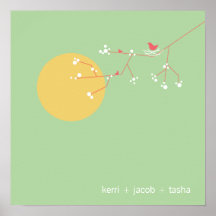 Oiseau d'emboîtement + Famille copie de | * de 05  Poster