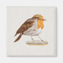 Oiseau d'hiver aimants pour réfrigérateur