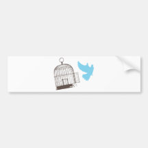 Oiseau libre autocollants pour voiture