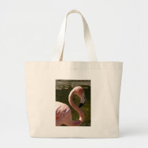 oiseau rose de flamant sac