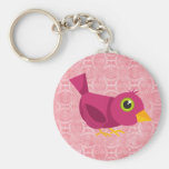 Oiseau rose Keychain porte-clés