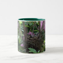 Oiseaux dans une tasse de Bush