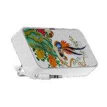 Oiseaux et fleurs haut-parleur mp3