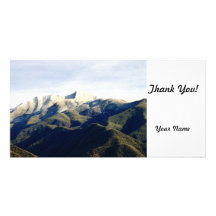 Ojai Valley With Snow Photo Cards