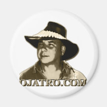 Ojatro Logo Brown Refrigerator Magnet