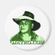 Ojatro Logo Green Fridge Magnet
