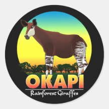 Okapi Adhésif Rond