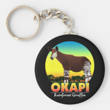 Okapi Key Chain