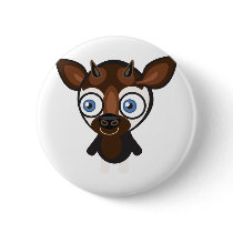 Okapi - My Conservation Park Pinback Buttons