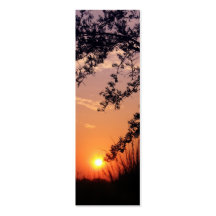 "Okavango Delta sunrise" bookmark Business Card