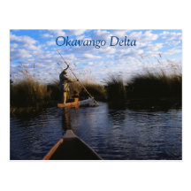 Okavango Delta Travel Postcard