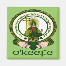 O'Keefe Clan Motto Magnet