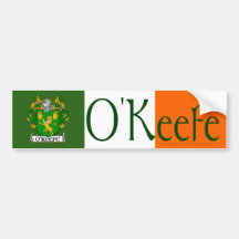 O'Keefe Coat of Arms Bumper Sticker
