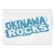 Okinawa Rocks Greeting Card