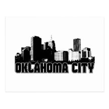 Oklahoma City Skyline Post Cards