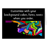 Oklahoma Colourful Customize card how you like