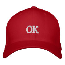 OKLAHOMA EARTH COLLECTIONS EMBROIDERED BASEBALL CAP