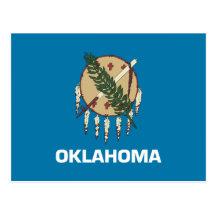 Oklahoma Flag Post Card
