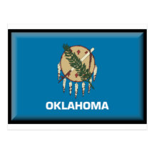 Oklahoma Flag Post Card