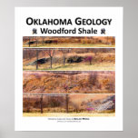 Oklahoma Geology II - Woodford Shale Early Spring Poster
