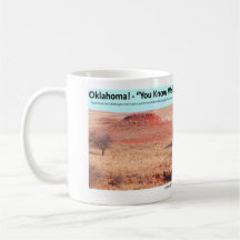 Oklahoma Landscape I - Near Clinton, Oklahoma Coffee Mugs